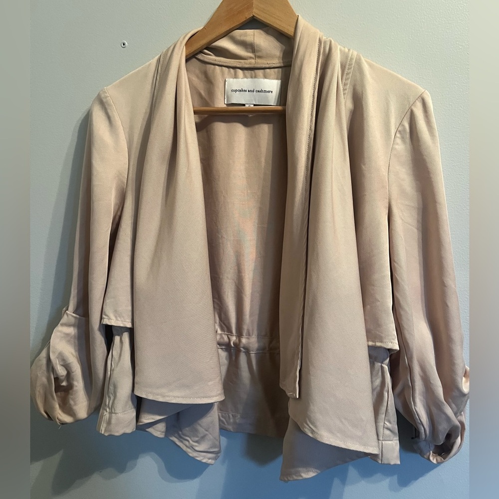 Cupcakes and Cashmere Waterfall Safari Jacket